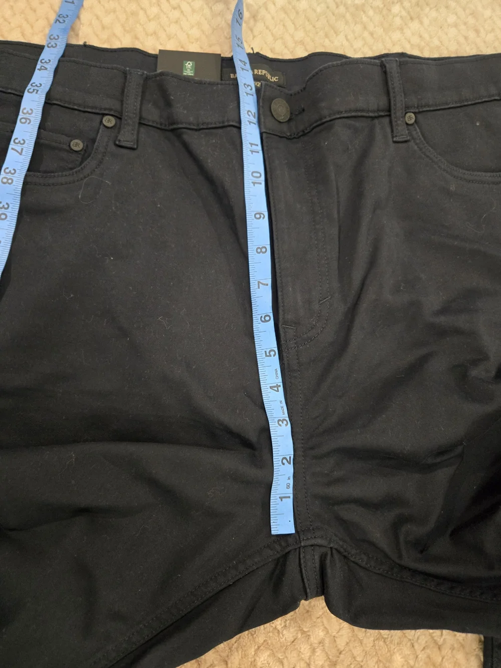 NWT Banana Republic Men’s Black 5 Pocket Stretch Pants 42x29